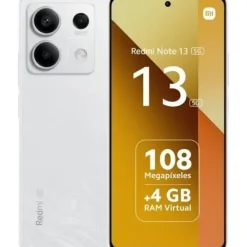 XIAOMI REDMI NOTE 13 5G SMARTPHONE PANTALLA AMOLED 6.67 - 6GB - 128GB - CAMARA PRINCIPAL 108MP - BATERIA 5000MAH - ADMITE CARGA DE 33W - COLOR BLANCO