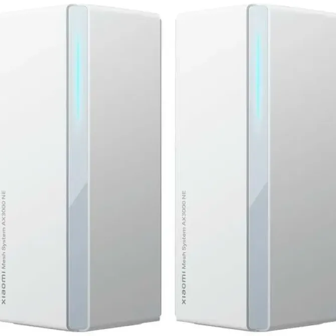 XIAOMI SISTEMA WIFI MESH DE 2 UNIDADES WIFI 6 AX3000NE DUAL BAND - VELOCIDAD HASTA 2978MBPS - 4 PUERTOS RJ-45