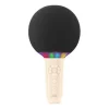 XO BE50 MICROFONO INALAMBRICO - KARAOKE - 5W - BLUETOOTH 5.3 - ILUMINACION LED - AUTONOMIA MÁXIMA 3H - COLOR BEIGE