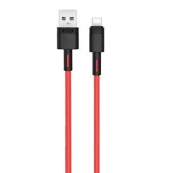 XO CABLE NBQ166 CARGA RAPIDA USB - TIPO C - 5A - 1M - COLOR ROJO