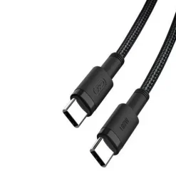 XO CABLE TRENZADO USB-C MACHO A USB-C MACHO 100W - CARGA + TRANSMISION DE DATOS ALTA VELOCIDAD - LONGITUD 1.50M