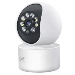 XO CAMARA DE SEGURIDAD WIFI - RESOLUCION 3MPX 2304X1296 - DETECCION DE MOVIMIENTO 0-10M - VISION NOCTURNA - INTERCOMUNICADOR DE VOZ - GRABACION EN BUCLE - ROTACION AJUSTABLE - SOPORTA MICROSD HASTA 12