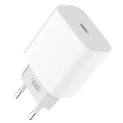 XO CARGADOR PARA SMARTPHONE - CARGA RAPIDA - 20W - TIPO C - PROTECCION SOBRETENSIONES - COLOR BLANCO