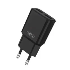 XO L92C CARGADOR DE CORRIENTE 2.4A 2XUSB - PROTECCION CONTRA CORTOCIRCUITO Y SOBRECARGAS - COLOR NEGRO