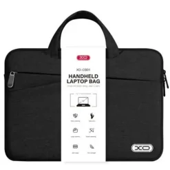 XO MALETIN PARA PORTATIL - HASTA 13 - RESISTENTE A SALPICADURAS, DESGASTE Y ARAÑAZOS - DISEÑO MODERNO - COLOR NEGRO
