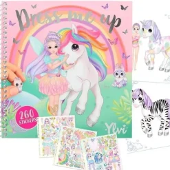 YLVI UNICORNIOS DRESS ME UP 260 STICKERS PEGATINAS